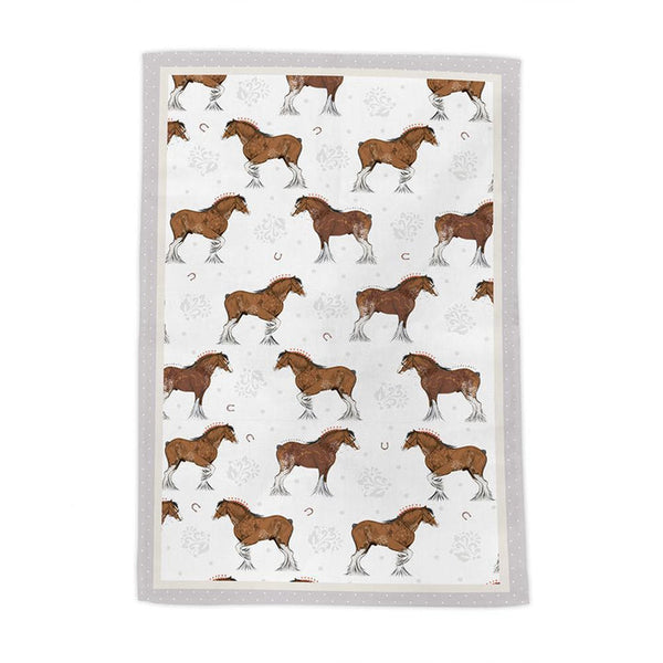 Whistlefish Clydesdale Tea Towel