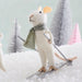 Sass & Belle Skiing Wonderland Mouse Felt Decoration