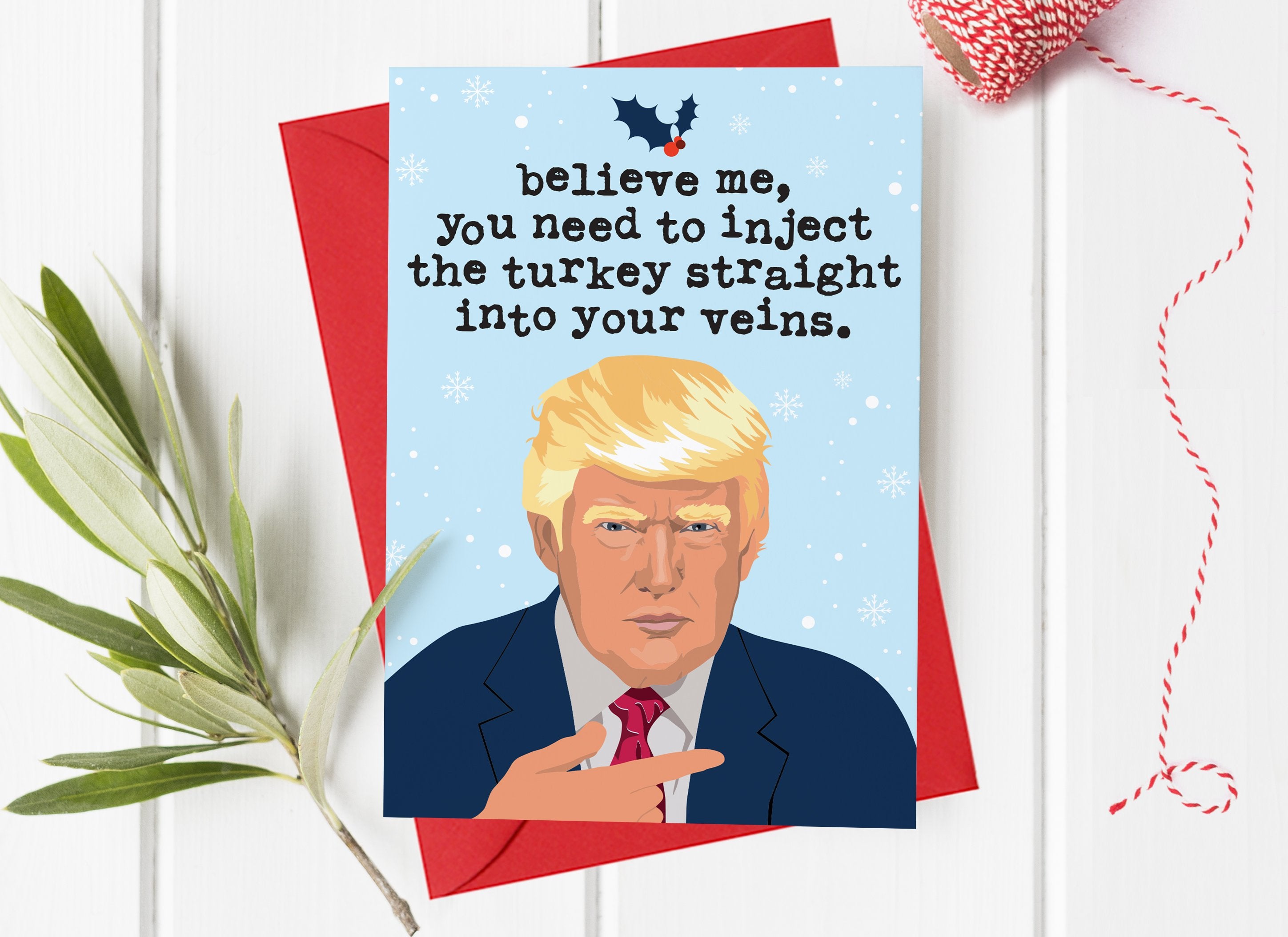 Donald Trump Christmas Card Funny Christmas Card Funny Christmas Cards  Funny Holiday Cards Political Christmas Gifts Dad Funny Xmas Cards 