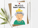 SALE 50% OFF - Mrs Best Paper Co We Will Meet Again Queen Birthday Card