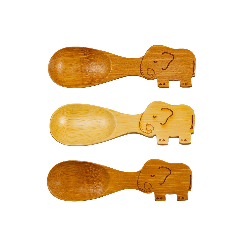 Sass & Belle Elephant Bamboo Spoons - Set of 3