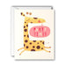 MC2599 - Giraffe Invitation pk of 5 cards - Mrs Best Paper Co.
