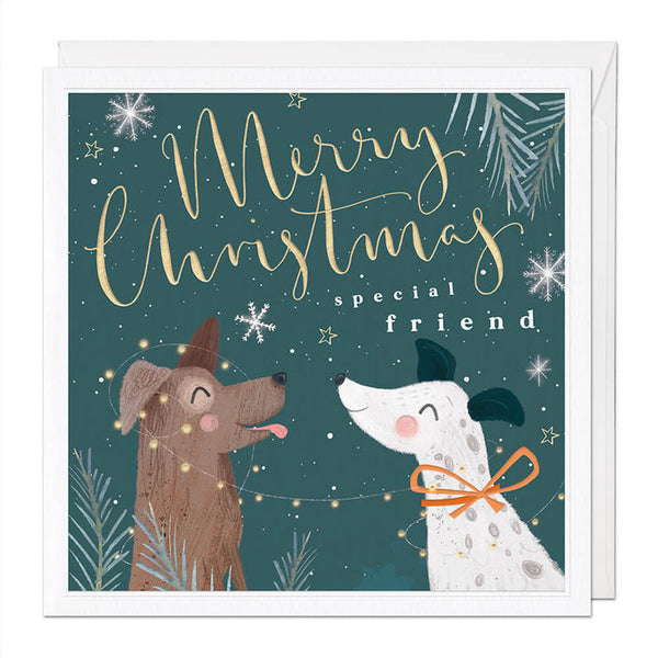 Whistlefish Merry Christmas Special Friend Luxury Christmas Card