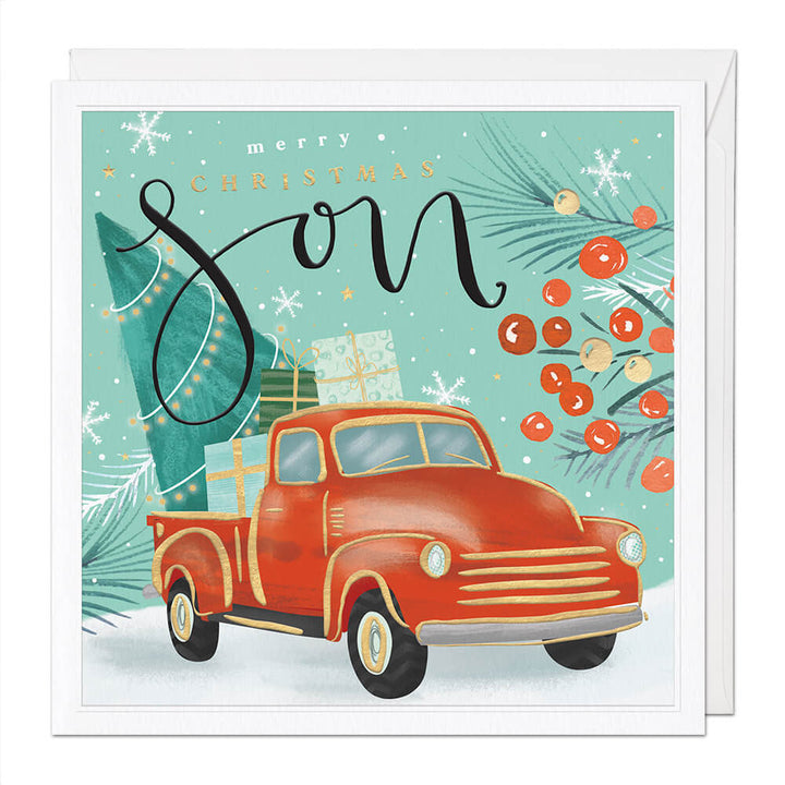 Whistlefish Merry Christmas Son Luxury Christmas Card