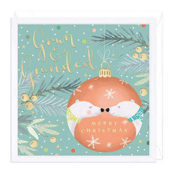 Whistlefish Gran and Grandad Luxury Christmas Card