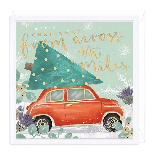 Whistlefish From Across The Miles Luxury Christmas Card