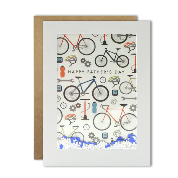 James Ellis Dad Cycling Pattern Rectangular Shakies Card