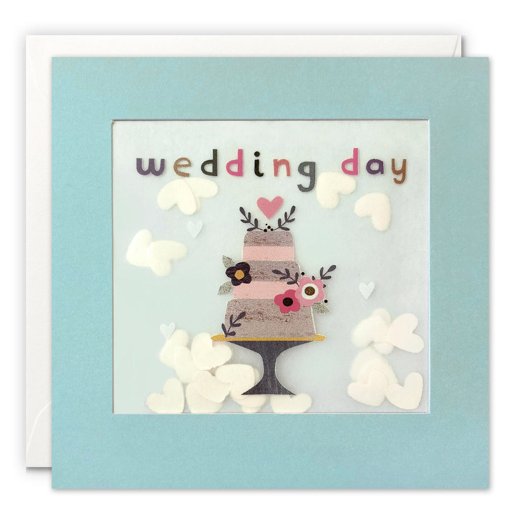 James Ellis Wedding Cake Paper Shakies Card