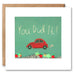 PS2284 - You Did It Car Shakies Card - Mrs Best Paper Co.