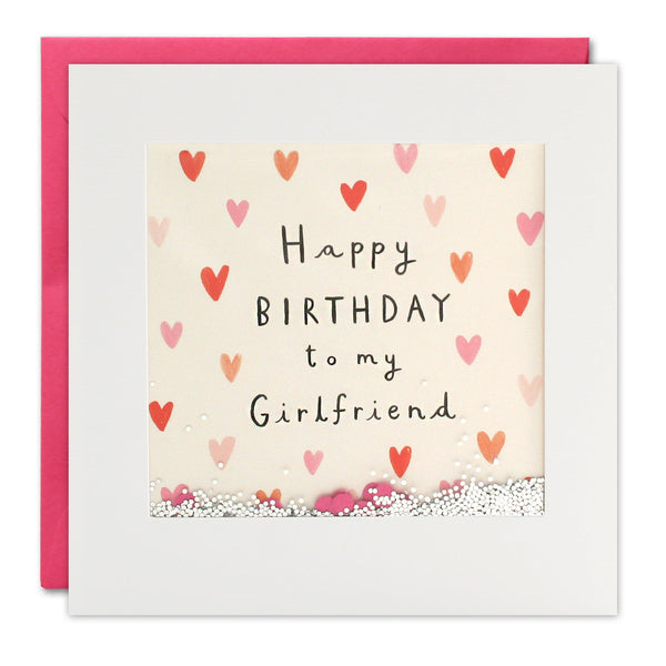 James Ellis Girlfriend Hearts Birthday Shakies Card