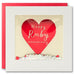 PT2898 - Ruby Anniversary Foiled Shakies Card - Mrs Best Paper Co.