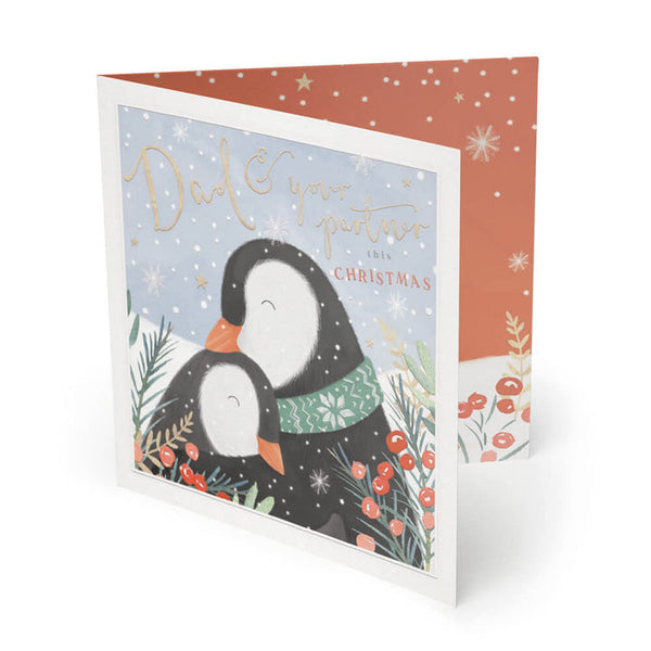 Whistlefish Dad & Your Partner Luxury Christmas Card