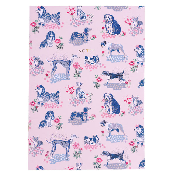 Ohh Deer X Cath Kidston - Puppy Fields A4ish Notebook