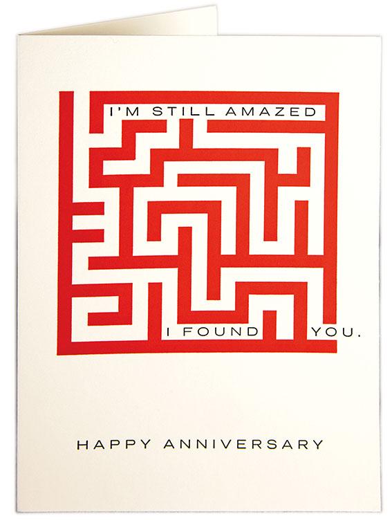 Archivist Amazed Anniversary Card