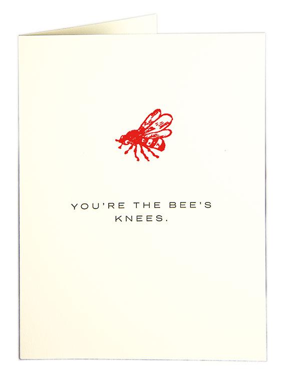 Archivist Bees Knees Greetings Card