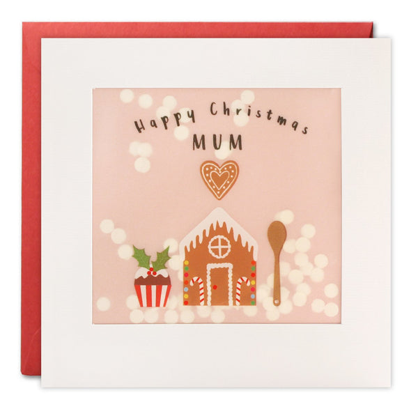 James Ellis RPP3450 - Mum Baking Christmas Paper Shakies Card