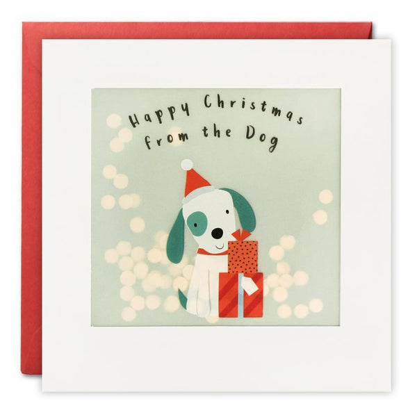 James Ellis From the Dog Christmas Paper Shakies Card