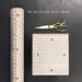 East of India Roll of Kraft Paper - White Dots 5m