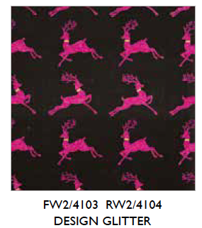 Unique Paper Co. Luxury Christmas Roll Wrap - Bright Pink Deers