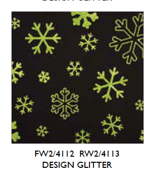 Unique Paper Co. Luxury Christmas Roll Wrap - Green Snowflakes