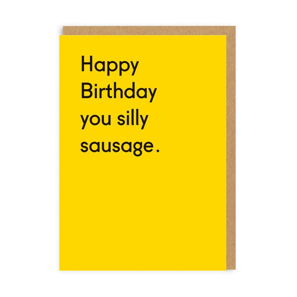 Ohh Deer Silly Sausage Greeting Card