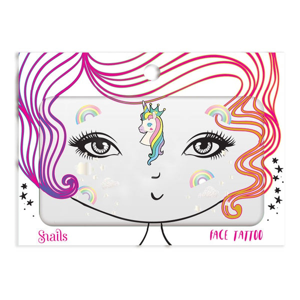 Snails Face Sticker Set – Unicorn