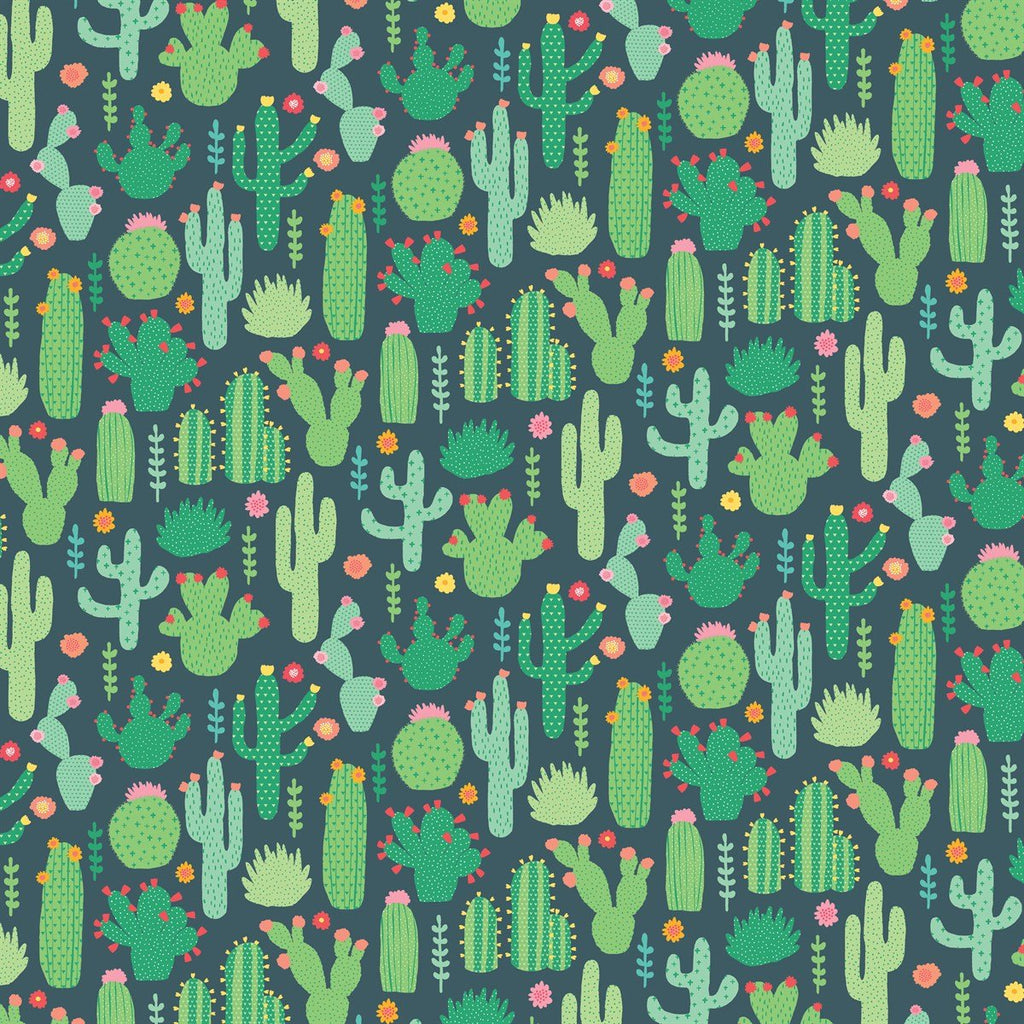 Sass & Belle Colourful Cactus Wrapping Paper - Single Sheet