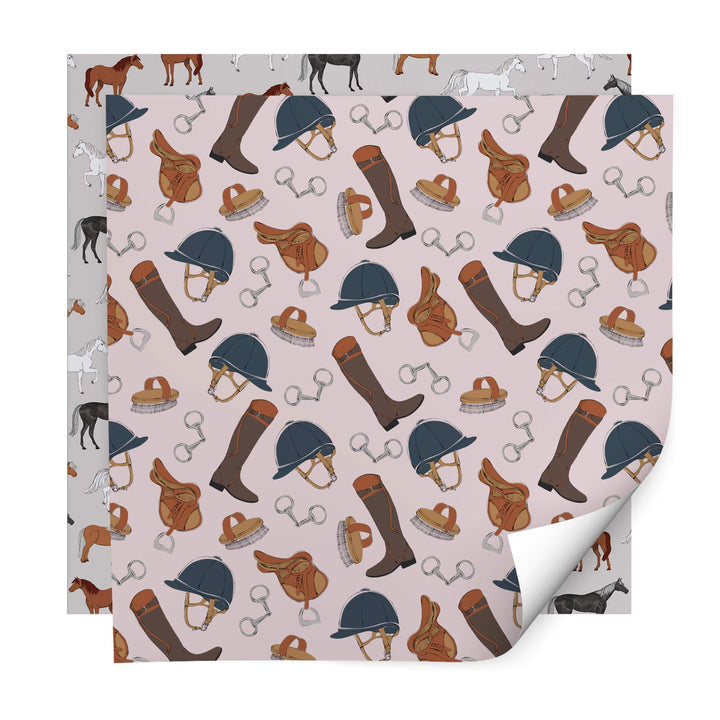 Whistlefish Equine Delight Wrapping Paper Pack