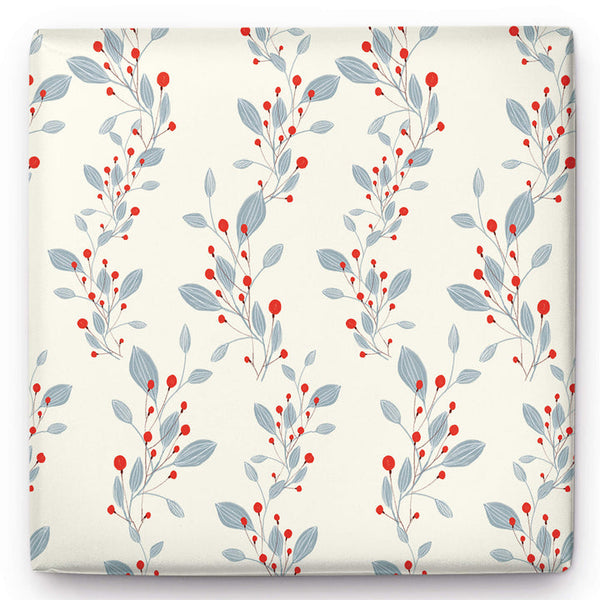 Whistlefish Red Berries Christmas Wrapping Paper