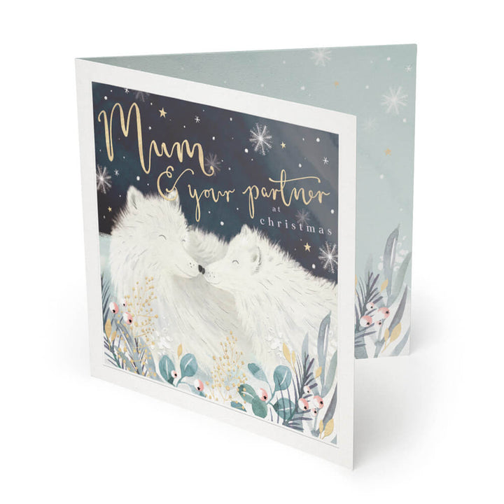 Whistlefish Mum and Your Partner Luxury Christmas Card