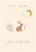 The Art File Welcome the World New Baby Card - The Art File