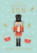 The Art File Wonderful Son Nutcracker Christmas Card