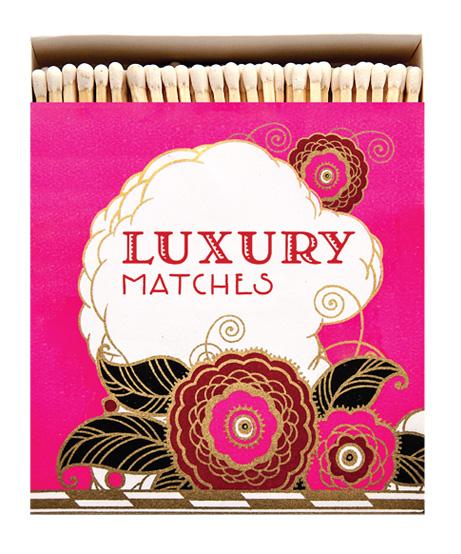 SALE - Archivist Luxury Matches Letterpress Printed Luxury Matches