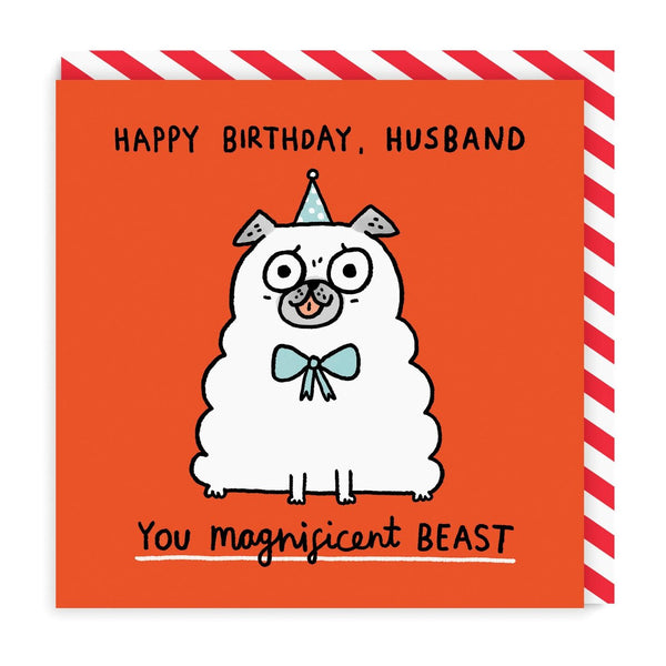 Ohh Deer Magnificent Beast Square Greeting Card