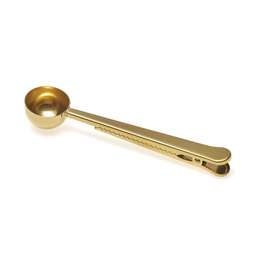 Brass Measuring Spoon With Clip