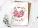 SALE 50% OFF - Mrs Best Paper Co All You Need is Love & Wifi Card