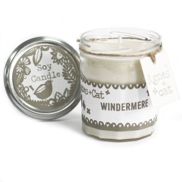 Agnes + Cat Jam Jar Candle - Windermere