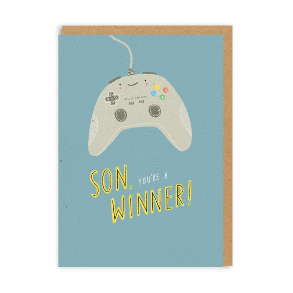Ohh Deer Son You're A Winner Greeting Card