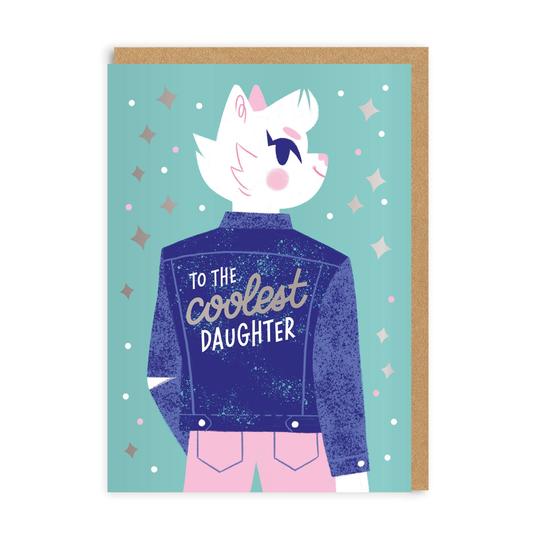 Ohh Deer Coolest Daughter Greeting Card