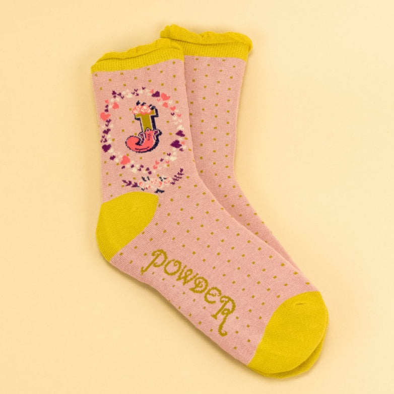 Powder A-Z Ankle Socks - J