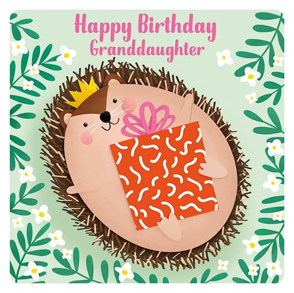 The Art File Granddaughter Happy Birthday Card