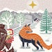 The Art File Fox Christmas Card Pack
